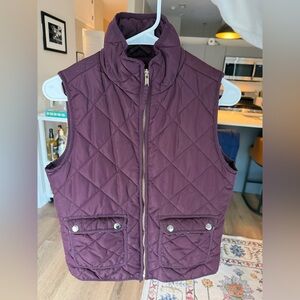 Thread & Supply Quilted Vest in Plum